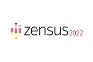 Logo: stilisierte Säulen einer Statistik, Beschriftung "zensus2022"